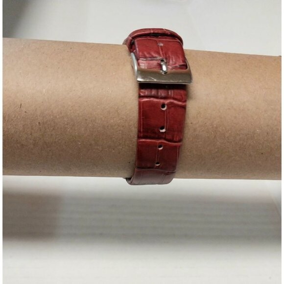 Kenneth Cole New York Women's watch Burgundy Leather - Picture 4 of 5